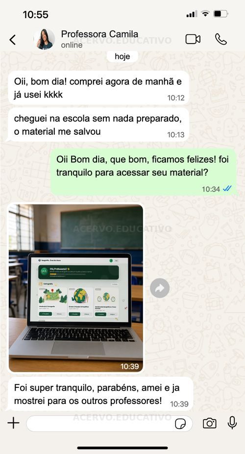 Avaliação de Profª Camila