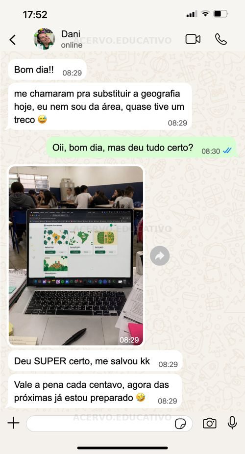Avaliação de Profª Dani