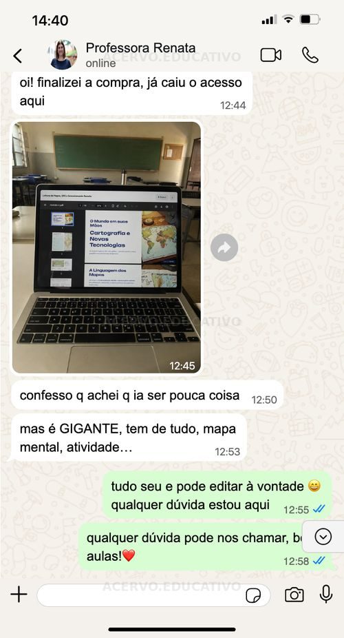 Avaliação de Profª Renata