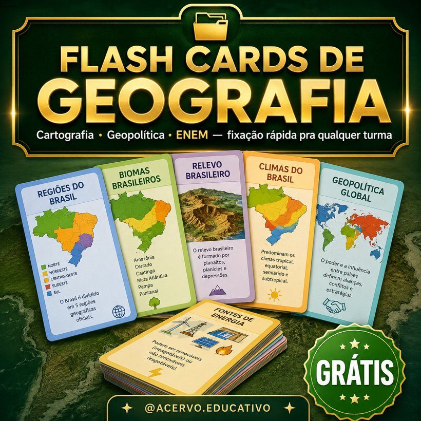 Bônus 1 — Flashcards Prontos