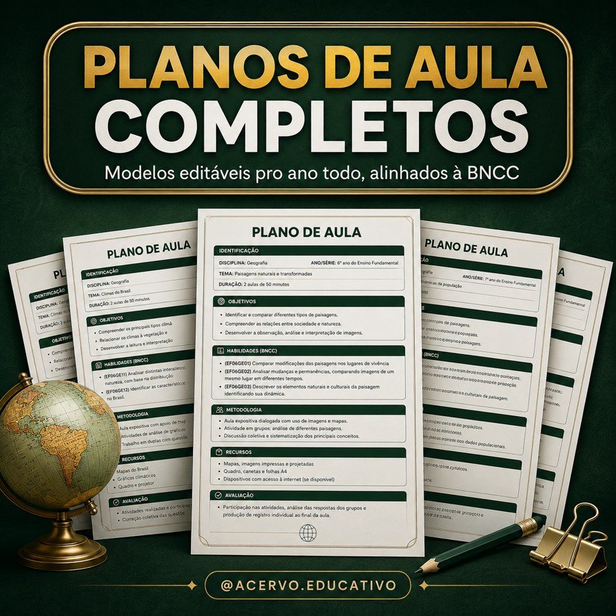 Bônus 3 — Planos Alinhados à BNCC