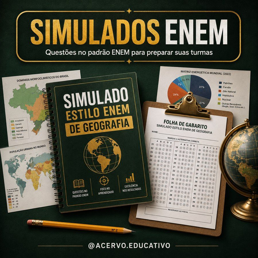 Bônus 4 — Simulados estilo ENEM