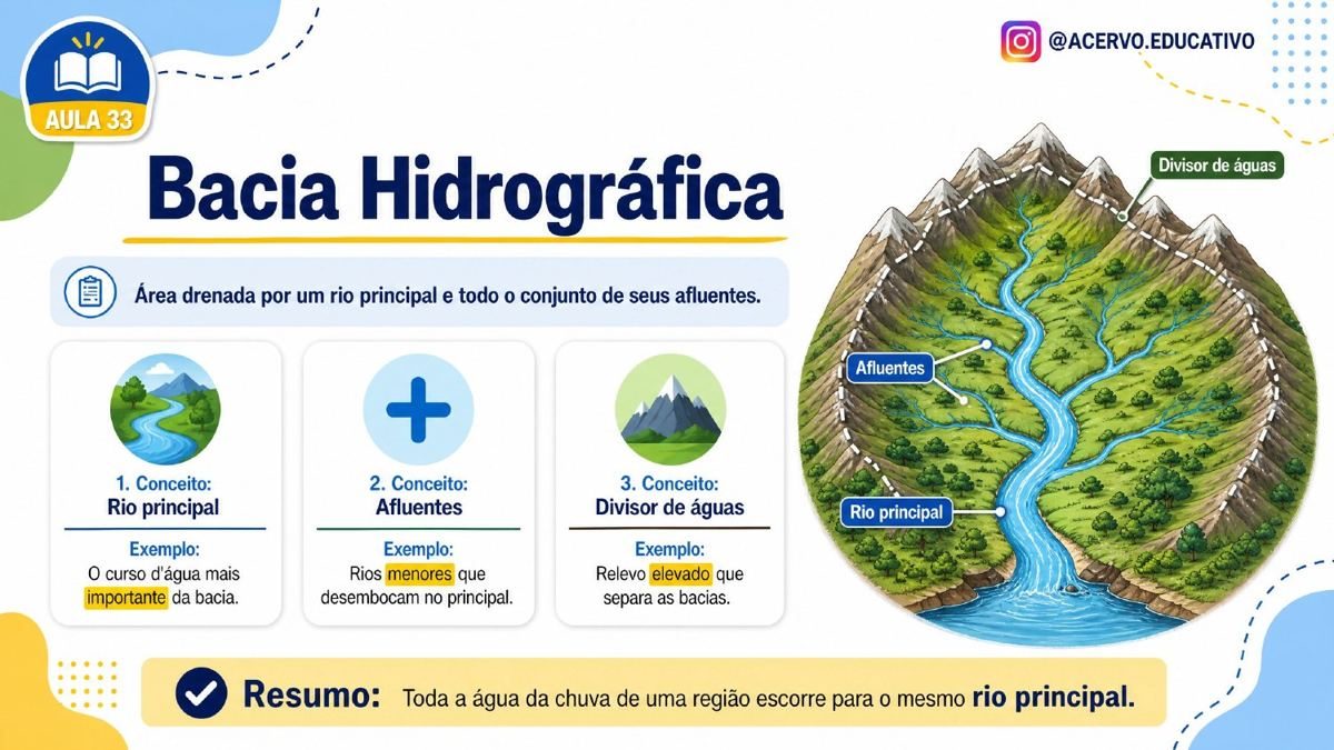 Slide de aula de Geografia