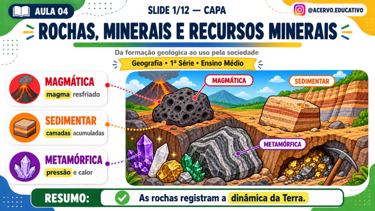 Slide de aula de Geografia